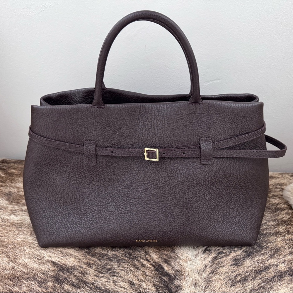 Manu Atelier Brown 35 Le Cambon handbag